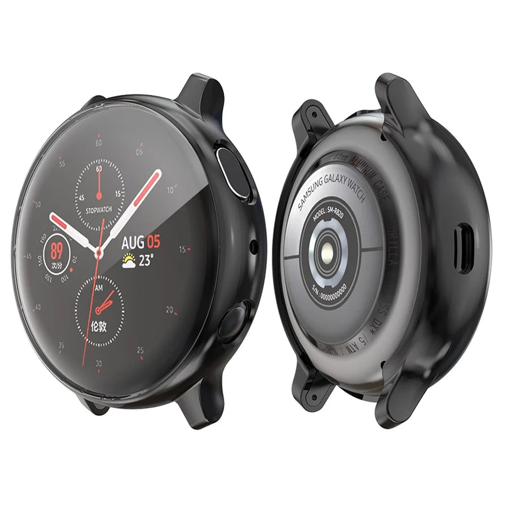 All-round Protective Electroplating TPU Watch Case for Samsung Galaxy Watch Active2 40mm SM-825F/825U/835F - Black - 4
