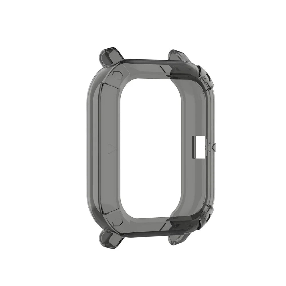 Soft Clear TPU Watch Protective Cover for Huami Amazfit GTS Watch - Transparent Black - 5