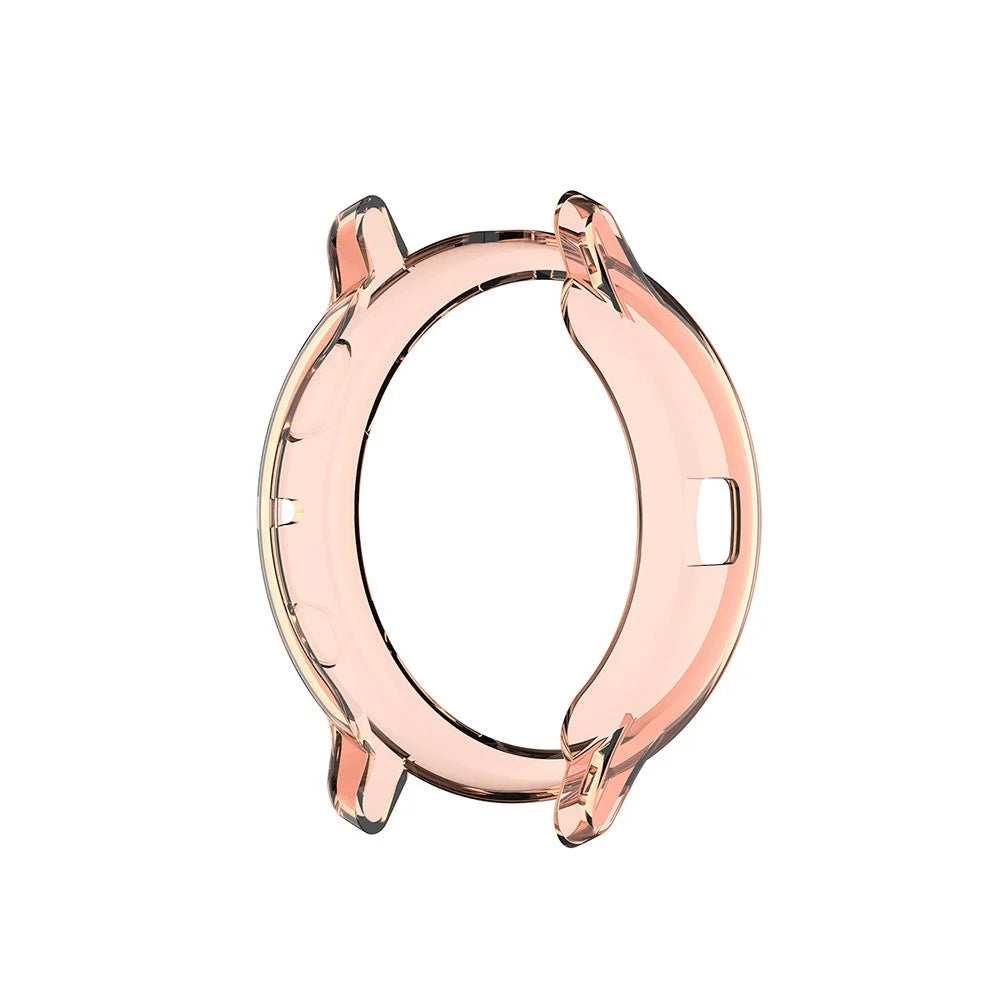 Transparent TPU Cover Bumper Frame Case for Samsung Galaxy Watch Active2 40mm R830 - Orange - 5