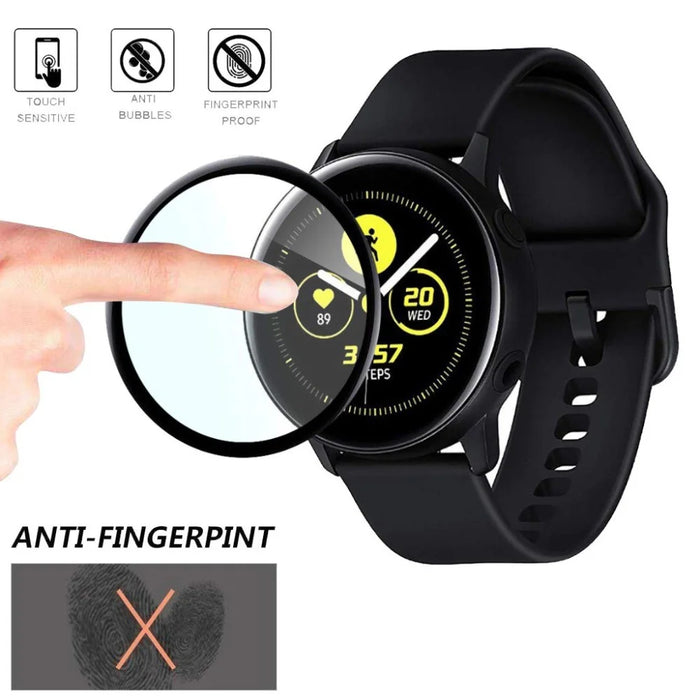 3D Full Coverage Tempered Glass Screen Protector Film for Samsung Galaxy Watch Active2 40mm - 5