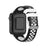 18mm Dual Color Silicone Smart Watch Band for Xiaomi Mi Watch - Black/White - 2