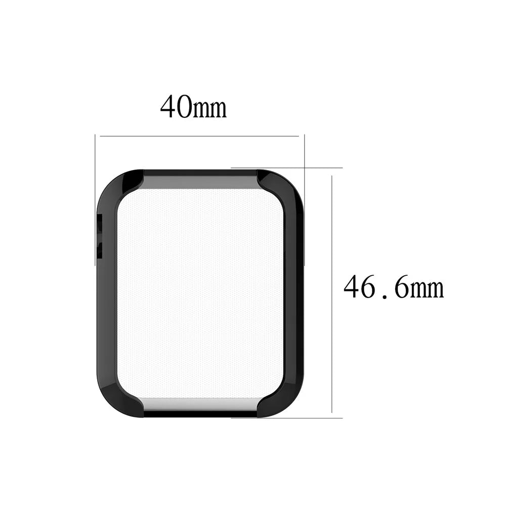 All-round Protective Electroplating TPU Watch Case for Xiaomi Mi Watch - Black - 6