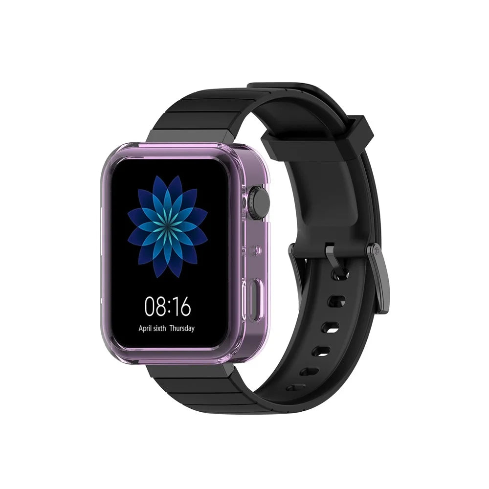 Shockproof TPU Watch Cover for Xiaomi Mi Watch - Pink - 2