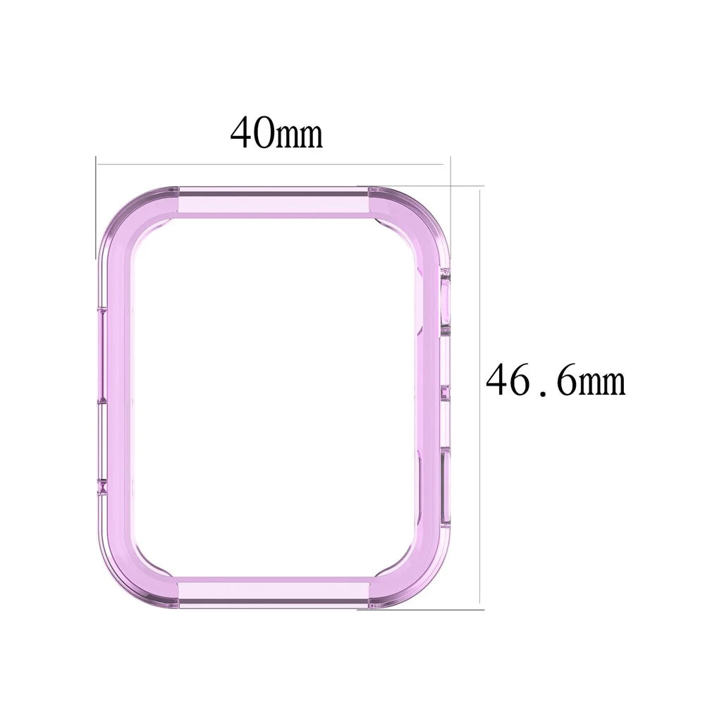Shockproof TPU Watch Cover for Xiaomi Mi Watch - Pink - 3