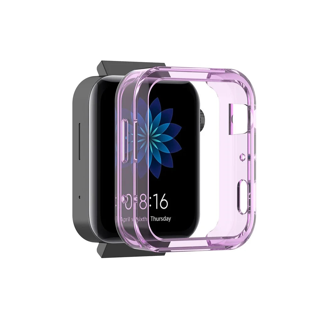 Shockproof TPU Watch Cover for Xiaomi Mi Watch - Pink - 5