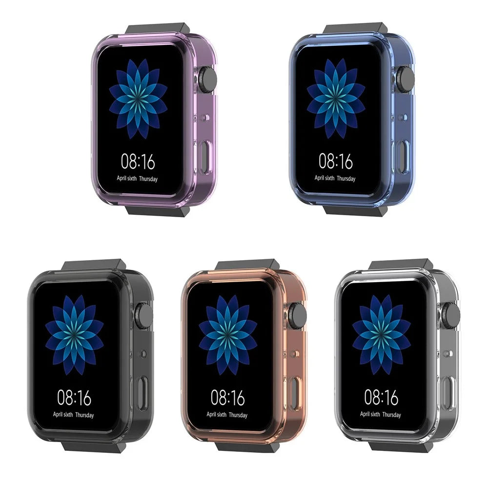 Shockproof TPU Watch Cover for Xiaomi Mi Watch - Pink - 7
