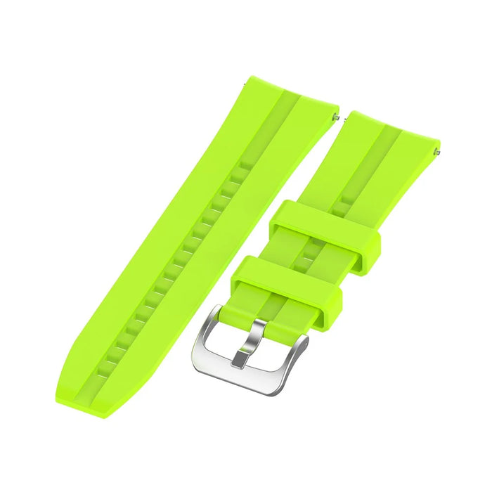 21.5mm Silicone Watch Strap Replacement for Huawei Watch GT 42mm - Green - 5