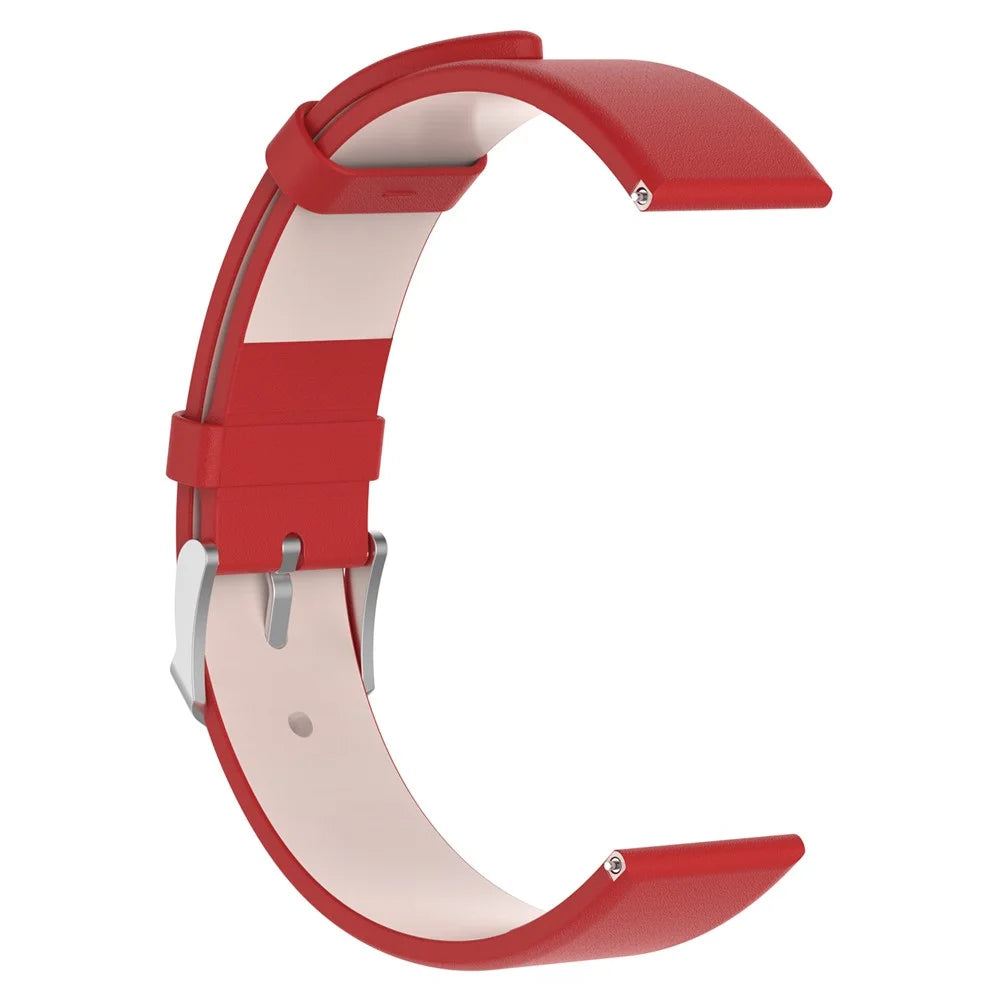Genuine Leather Smart Watch Strap Replacement for Fossil Gen 5 - Red - 2