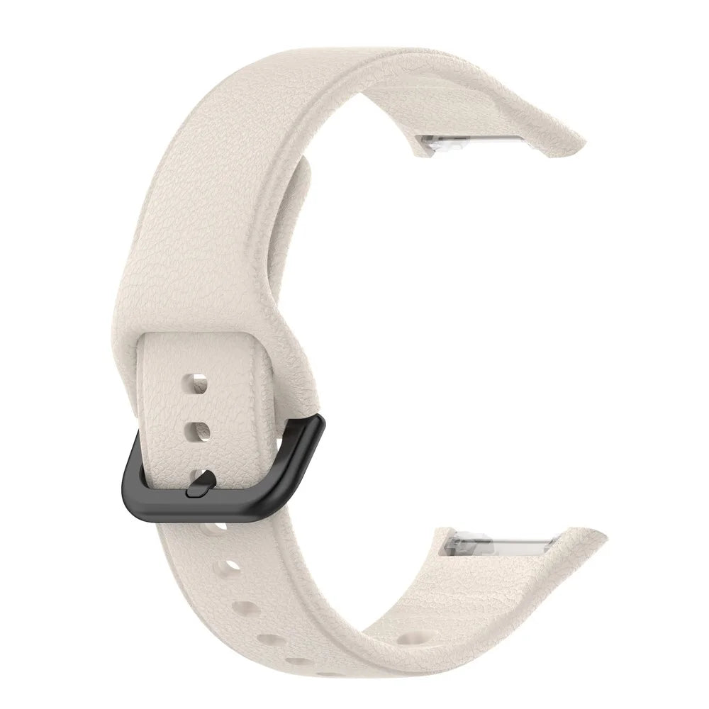 Textured Silicone Watch Strap Replacement for Oppo Watch Free - Gold - 2