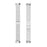 3 Beads Stainless Steel Smart Watch Strap Metal Wristband Replacement for Fitbit Charge 6 / 5 - Silver - 5