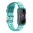 Transparent TPU Watch Case Protector + Adjustable Watch Band for Fitbit Luxe/Inspire HR/Ace 2 3 - Transparent Blue - 3