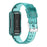 Transparent TPU Watch Case Protector + Adjustable Watch Band for Fitbit Luxe/Inspire HR/Ace 2 3 - Transparent Blue - 4