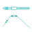 Transparent TPU Watch Case Protector + Adjustable Watch Band for Fitbit Luxe/Inspire HR/Ace 2 3 - Transparent Blue - 5