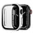 DUX DUCIS Electroplated Hard PC Case for Apple Watch Series 9 / 8 / 7 41mm, Anti-Scratch Smart Watch Protective Case with Screen Protector - Silver - 1