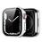 DUX DUCIS Electroplated Hard PC Case for Apple Watch Series 9 / 8 / 7 41mm, Anti-Scratch Smart Watch Protective Case with Screen Protector - Silver - 2