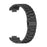 Stainless Steel Watch Strap for Huawei Watch Fit 2, Folding Buckle Three Beads Replacement Wrist Band - Black - 3