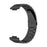 Stainless Steel Watch Strap for Huawei Watch Fit 2, Folding Buckle Three Beads Replacement Wrist Band - Black - 5