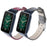For Xiaomi Mi Band 7 Pro Genuine Cow Leather Watch Strap Adjustable Wristband - Red - 3