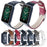 For Xiaomi Mi Band 7 Pro Genuine Cow Leather Watch Strap Adjustable Wristband - Red - 4