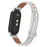 For Xiaomi Smart Band 9 NFC / 9 / 8 NFC / 8 Genuine Cow Leather Watch Band Strap Replacement with Connector - White - 5