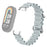 For Xiaomi Smart Band 9 NFC / 9 / 8 NFC / 8 Ocean Band Adjustable Loop Sport Watch Strap with Connector - Grey - 1
