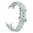 For Xiaomi Smart Band 9 NFC / 9 / 8 NFC / 8 Ocean Band Adjustable Loop Sport Watch Strap with Connector - Grey - 6