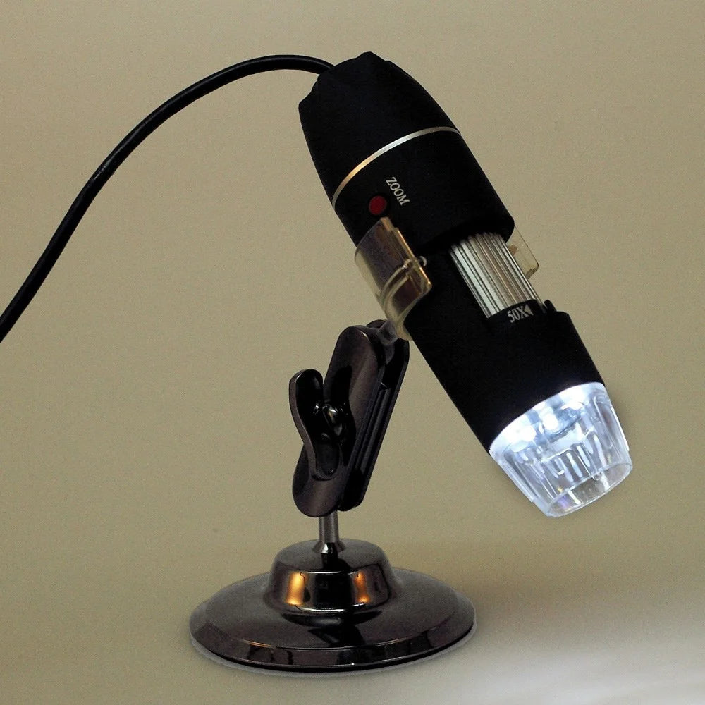 Portable USB 50X-500X 8-LED Digital Microscope Endoscope Magnifier with 5.0MP Camera Video - 3
