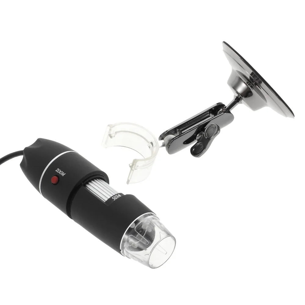 Portable USB 50X-500X 8-LED Digital Microscope Endoscope Magnifier with 5.0MP Camera Video - 4