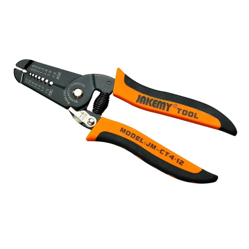 JAKEMY JM-CT4-12 6.0 inch Wire Cable Cutter Stripper Pliers AWG Metric Scale - 1