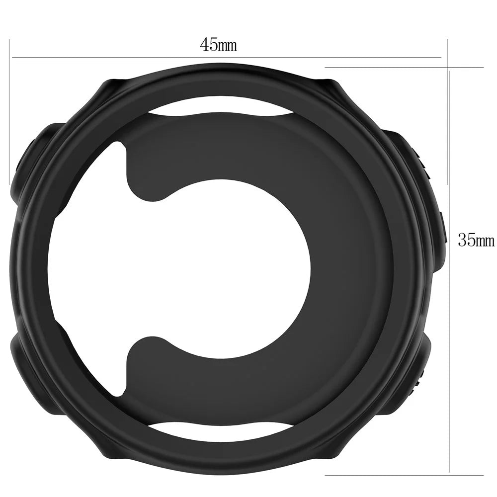 Anti-aging Protective Silicone Case Cover for Garmin Forerunner 235 / 735 - Black - 2
