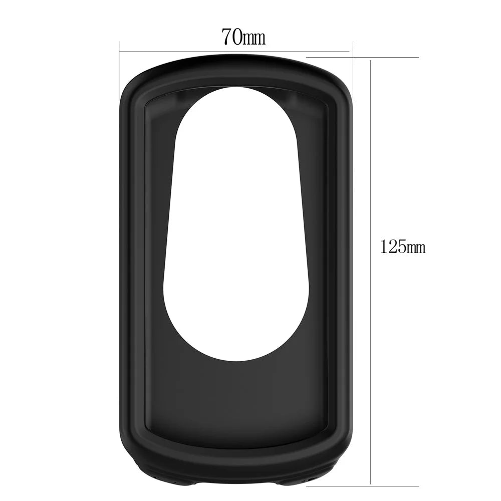 Anti-aging Soft Silicone Case Protector for Garmin Edge 1030/Edge 1030 Plus - Black - 4