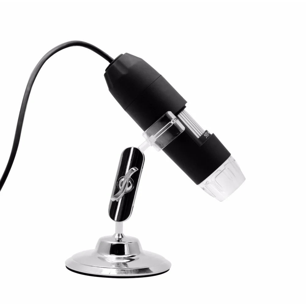 Digital Microscope 3-in-1 USB Endoscope 50X-1000X Magnification 8-LED Mini Camera for Mac Window Android - 2