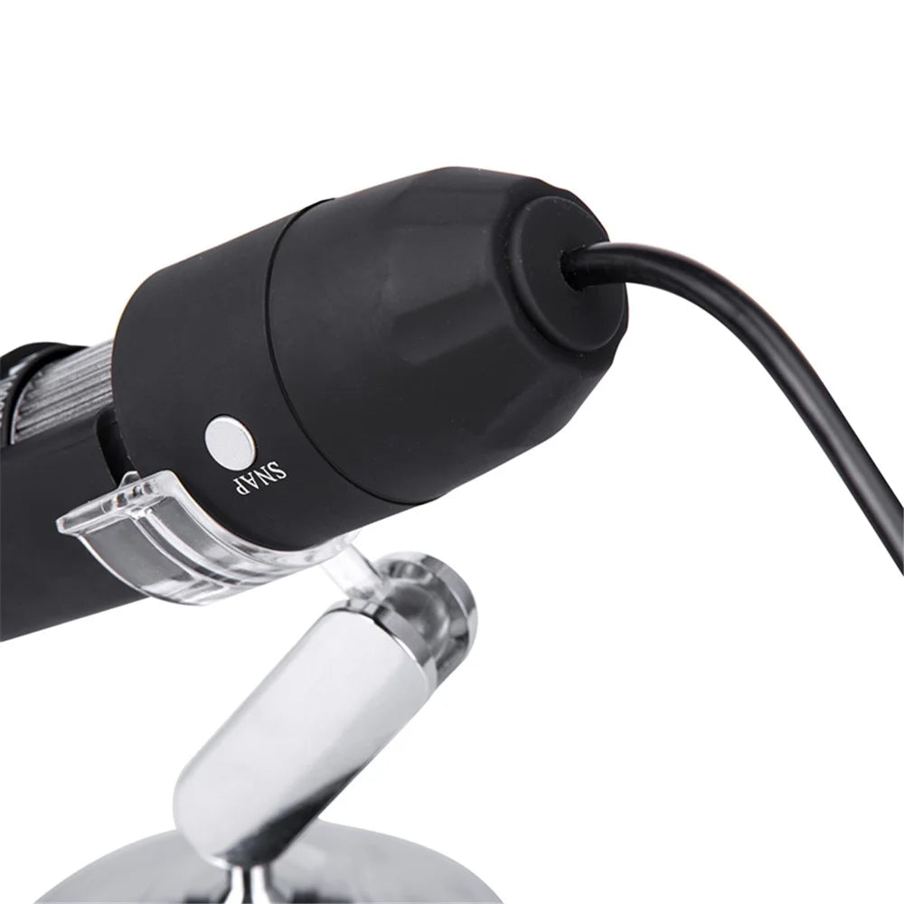 Digital Microscope 3-in-1 USB Endoscope 50X-1000X Magnification 8-LED Mini Camera for Mac Window Android - 5