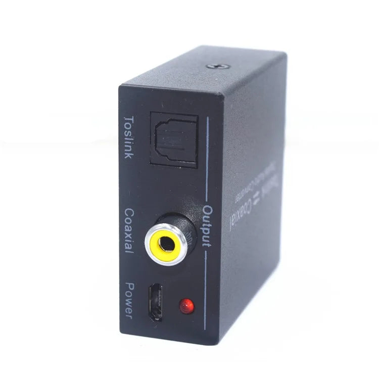 Optical SPDIF Toslink to Coaxial and Coaxial to Optical SPDIF Toslink Bi-directional Swtich Digital Audio Converter Splitter Adapter - 5