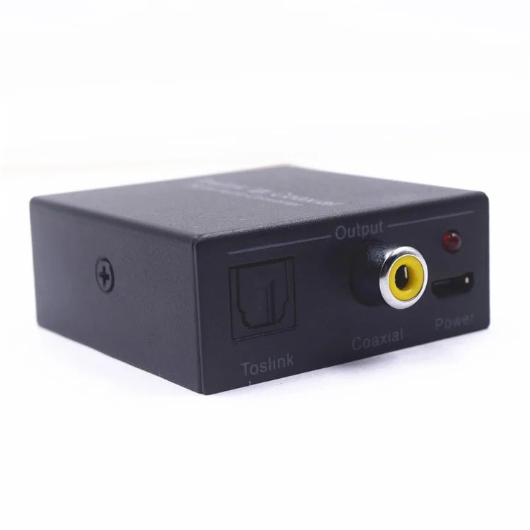 Optical SPDIF Toslink to Coaxial and Coaxial to Optical SPDIF Toslink Bi-directional Swtich Digital Audio Converter Splitter Adapter - 7