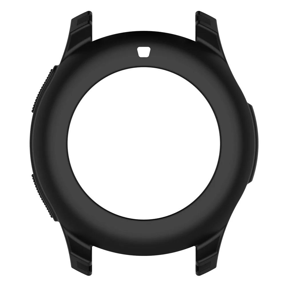 Silicone Smart Watch Protective Case for Samsung Gear S3 Frontier / Galaxy Watch 46mm - Black - 4