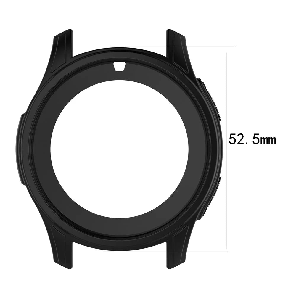 Silicone Smart Watch Protective Case for Samsung Gear S3 Frontier / Galaxy Watch 46mm - Black - 5