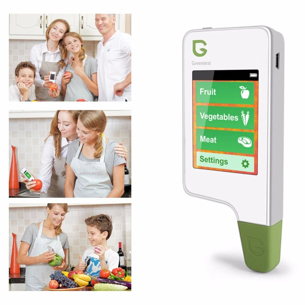 GREENTEST 2 Digital Food Nitrate Tester Fruit Vegetable Meat Nitrate Detection Safety - EU Plug - 1