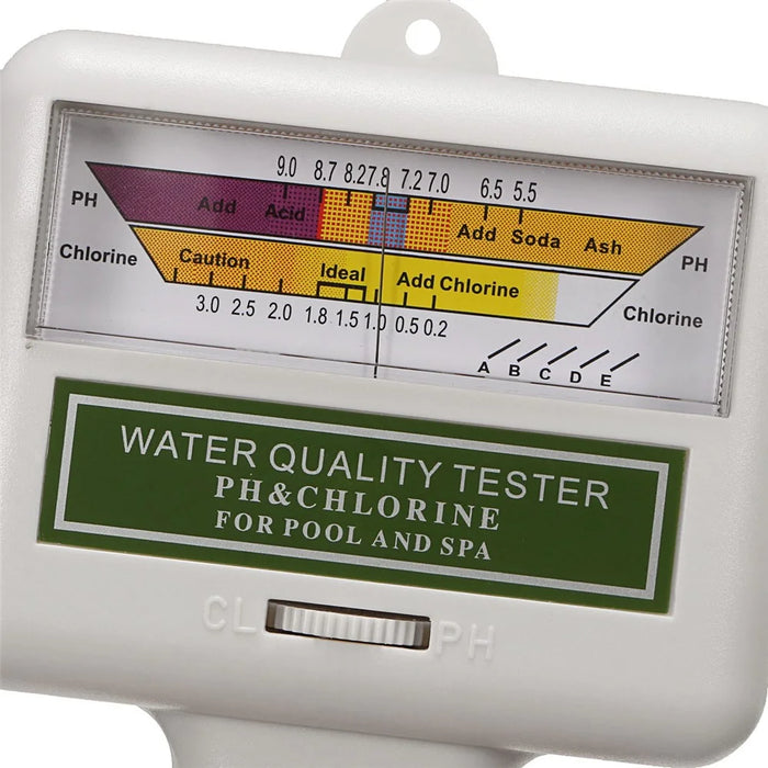 PC101 PH Meter Water Quality PH CL2 Chlorine Tester Level Meter for Swimming Pool - 5