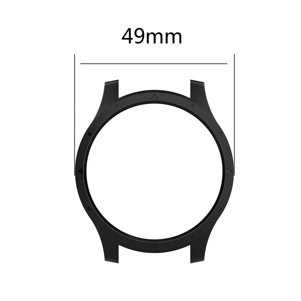 PC Watch Case Bracelet Protective Watch Cover for Garmin Forerunner 935/Forerunner 945 - Black - 6