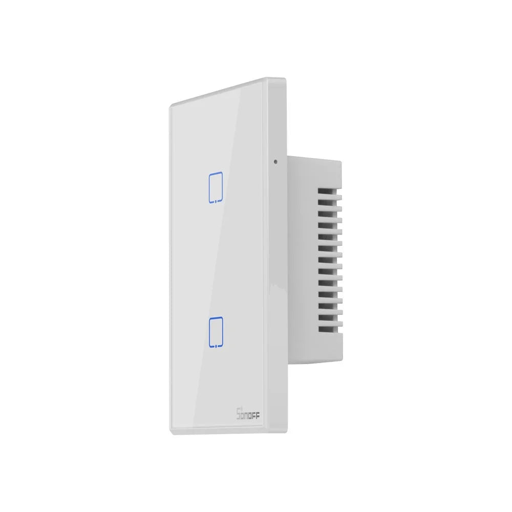SONOFF T0US2C-TX 120 WiFi Smart Switch APP Remote Control for Alexa Google Home US Plug - 2 Gang - 3