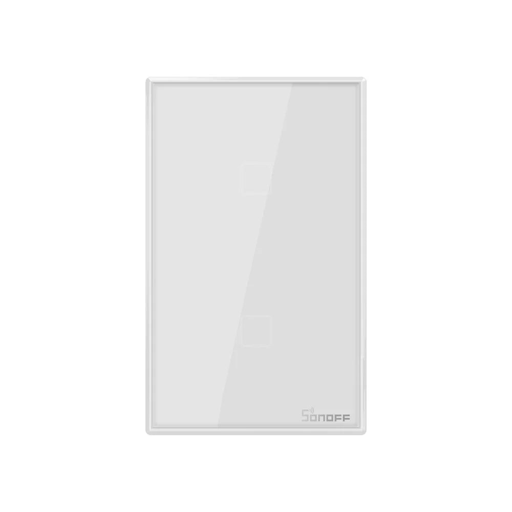 SONOFF T0US2C-TX 120 WiFi Smart Switch APP Remote Control for Alexa Google Home US Plug - 2 Gang - 4