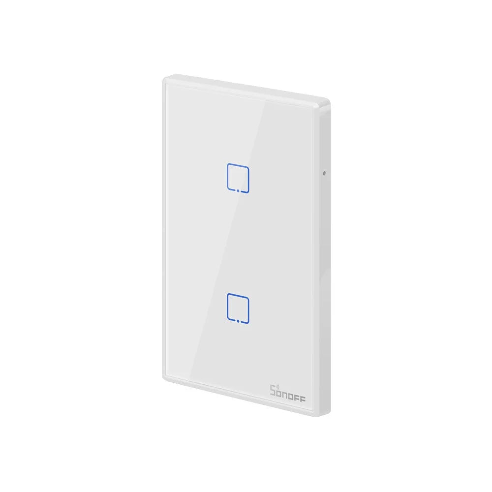 SONOFF T0US2C-TX 120 WiFi Smart Switch APP Remote Control for Alexa Google Home US Plug - 2 Gang - 5