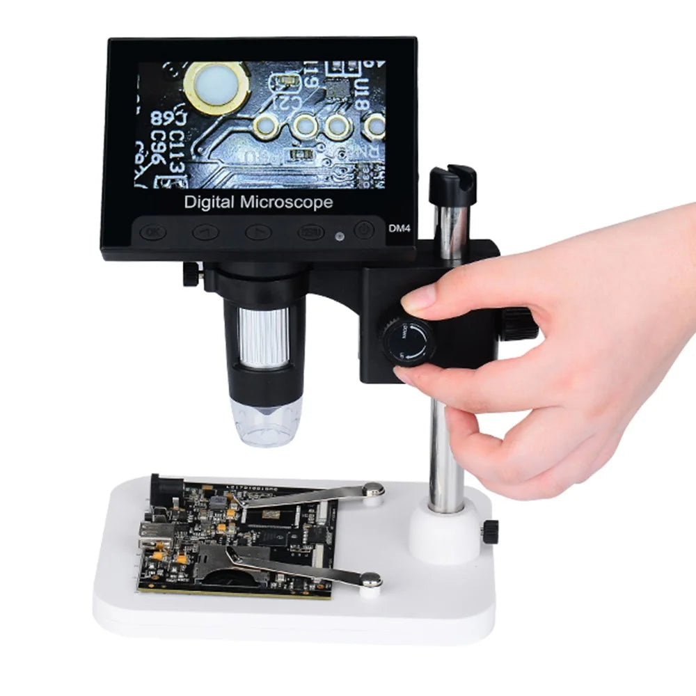 1000X 4.3-inch HD720P LCD Digital Microscope Portable Electronic Endoscope Magnifier DM04 - 1