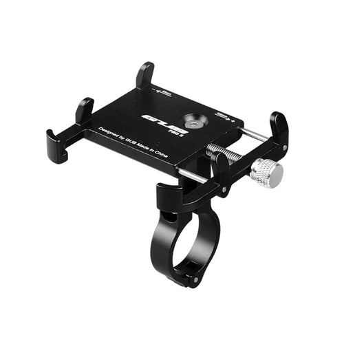 GUB PRO2 55~100mm Universal Motorbike Handlebar Holder Mount Aluminum Alloy Mobile Phone Holder - Black - 1