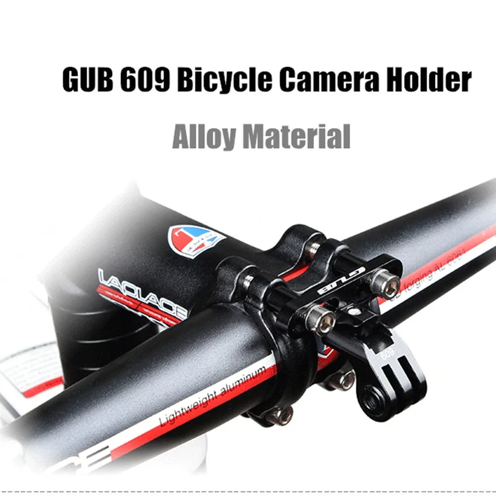 GUB 609 For GoPro Camera Holder Bracket Aluminum Alloy Bike Handlebar Stem Mount Adapter - 2