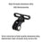 GUB 609 For GoPro Camera Holder Bracket Aluminum Alloy Bike Handlebar Stem Mount Adapter - 4