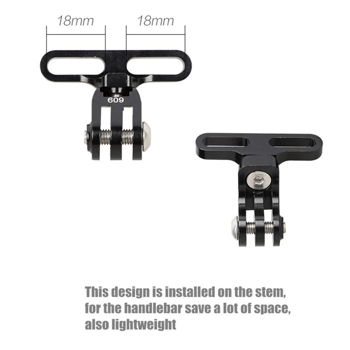 GUB 609 For GoPro Camera Holder Bracket Aluminum Alloy Bike Handlebar Stem Mount Adapter - 6