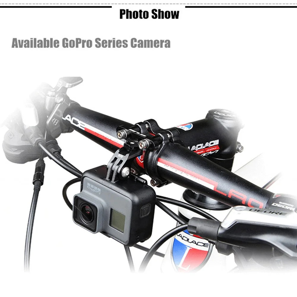 GUB 609 For GoPro Camera Holder Bracket Aluminum Alloy Bike Handlebar Stem Mount Adapter - 7