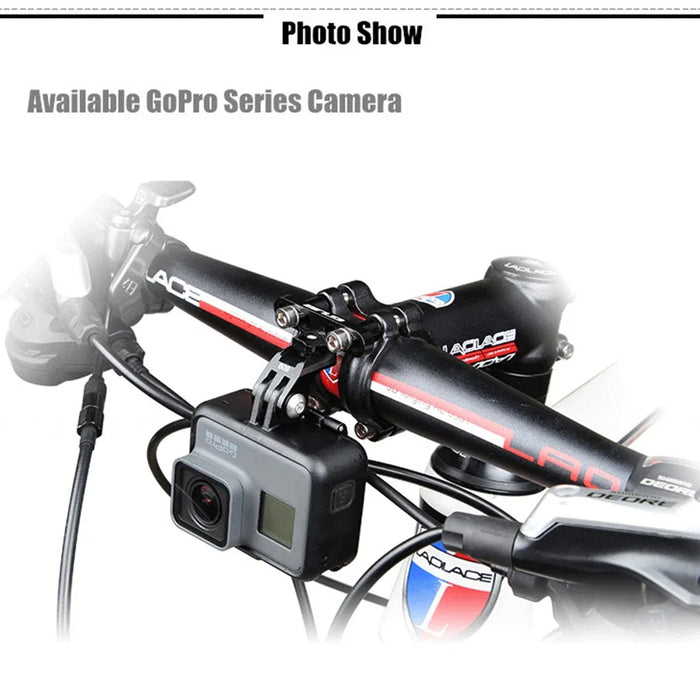 GUB 609 For GoPro Camera Holder Bracket Aluminum Alloy Bike Handlebar Stem Mount Adapter - 7
